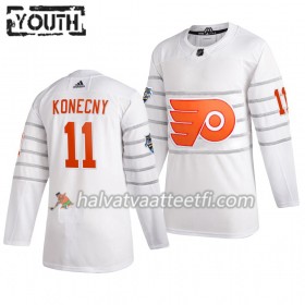 Lasten NHL Philadelphia Flyers Pelipaita Travis Konecny 11 Valkoinen 2020 NHL All-Star Adidas Authentic 